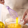 Silicone Egg Whisk with Transparent Handle