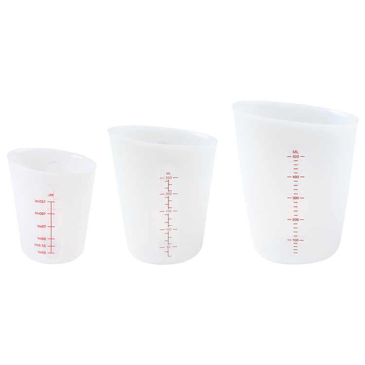 Silicone Measuring Cup with Scale Lable