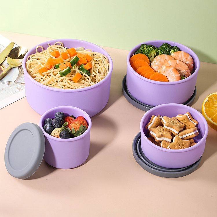 Silicone Food Storage Container with Lid