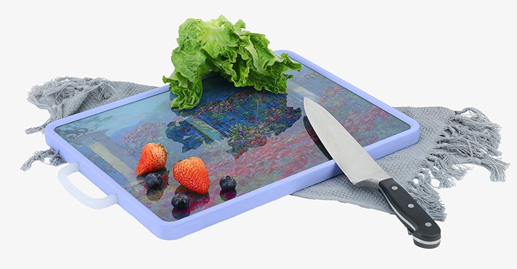 double-sided tempered glass cutting board