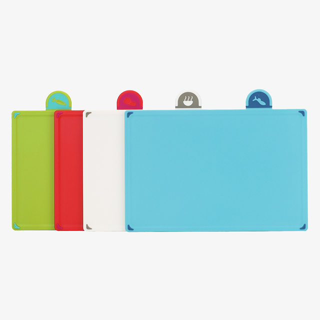 Color-coded Cutting Board Set with Holder