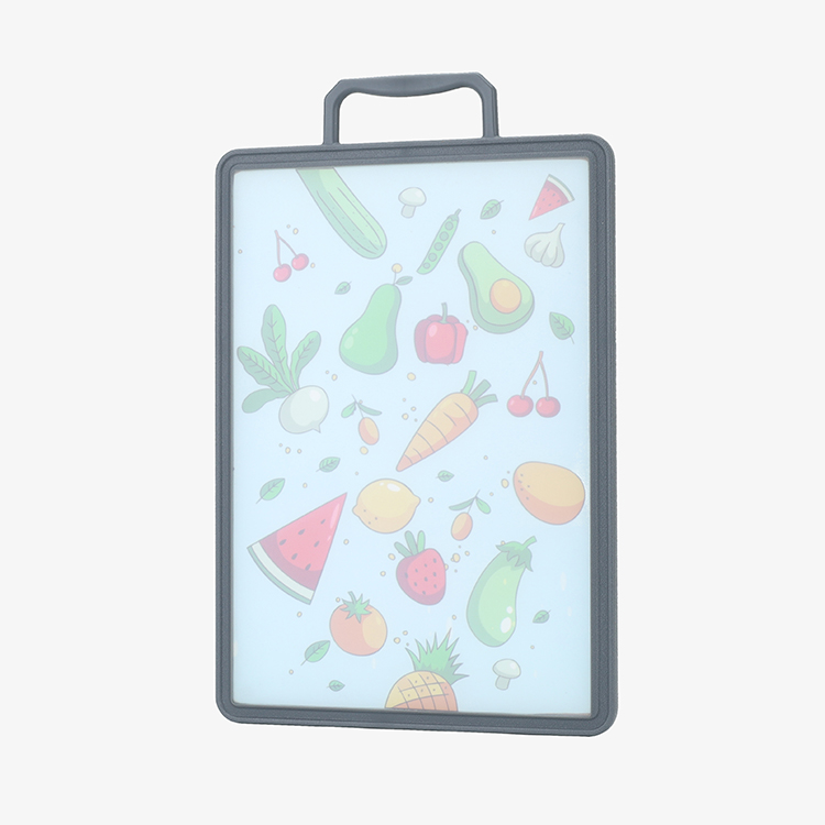 Textured Double-sided Plastic Cutting Board with Groove And Pattern