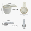 8 Pcs Stackable Measuring Cup And Spoon Set